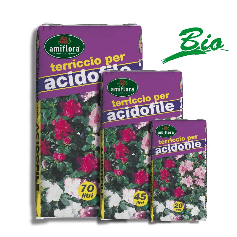 Terriccio per Acidofile - anche per agricoltura biologica - Amiflora.